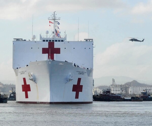 Hospital Ship in Puerto Rico Has Seen Few Patients