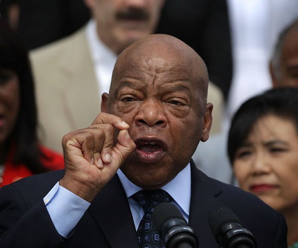 Georgia Rep. John Lewis Joins Protest Against NRA Convention