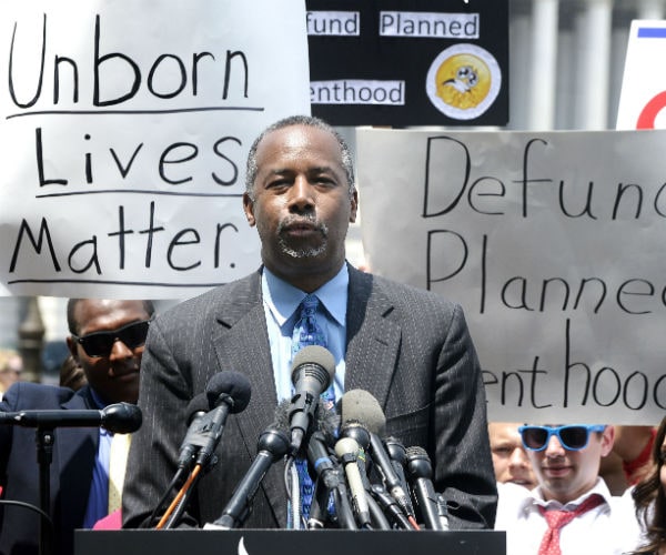 Ben Carson: Fetal Tissue Not Needed for Most Research