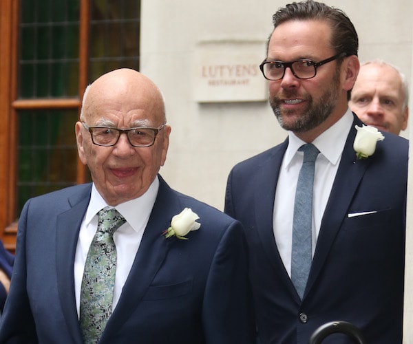 James Murdoch Gives Dad 'A ' for Running Fox News