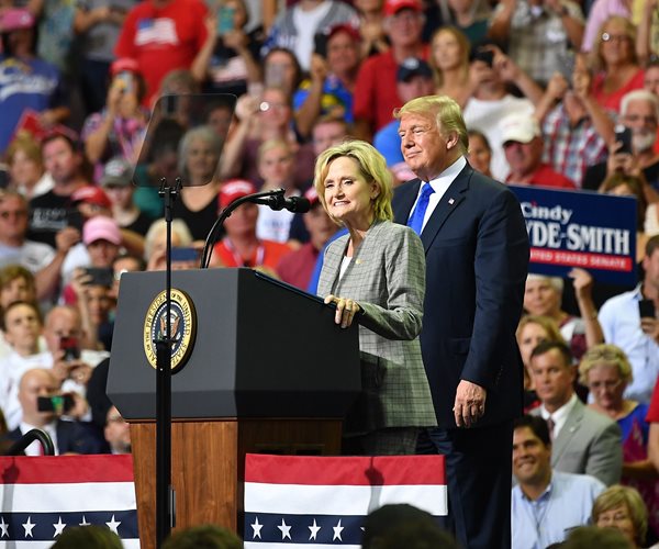 Miss. Sen. Hyde-Smith Banking on Trump Rally Boost 