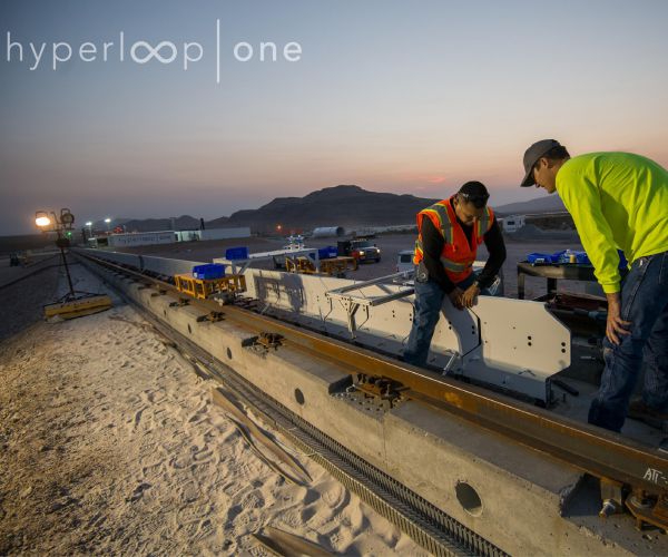 Hyperloop Track, First Test Track at Actual Size, Unveiled in Nevada