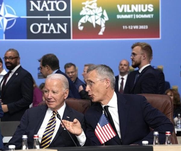 joe biden at the nato summit in vilnius