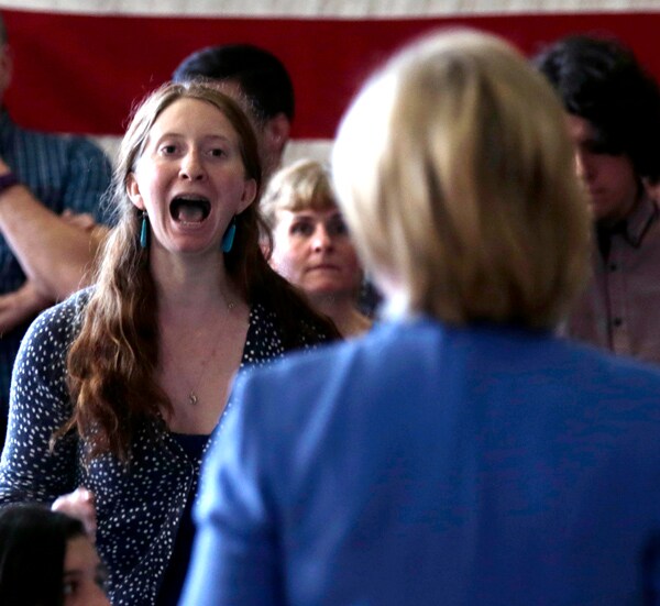 Hillary Clinton Heckled By Climate Change Activists