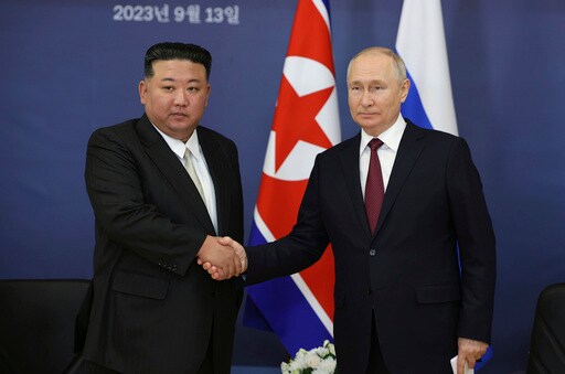 North Korea's Kim Enjoys Russian Luxury Limousine Gifted by Putin as Two Nations Expand Ties