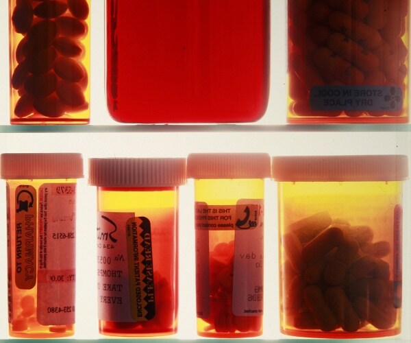 prescription drugs in cabinet