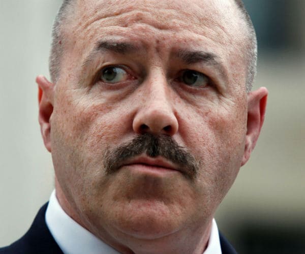 former new york city police commissioner bernard kerik is shown