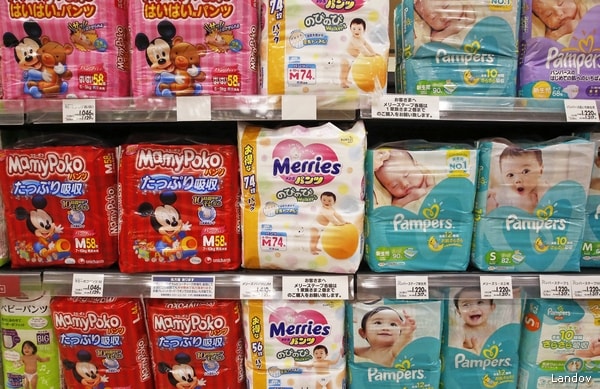 Japan Diaper Shortage Caused by Sales Tax Hike, Chinese Demand