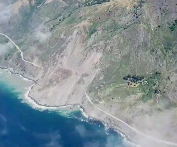 Big Sur Slide Buries Highway 1 Along California's Coast