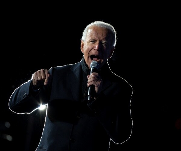 joe biden speaks onstage