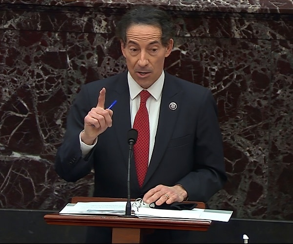 jamie raskin speaks at impeachment trial