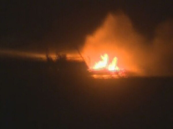 Barges Collide in Texas, Fire Erupts and Burns for 4 Hours