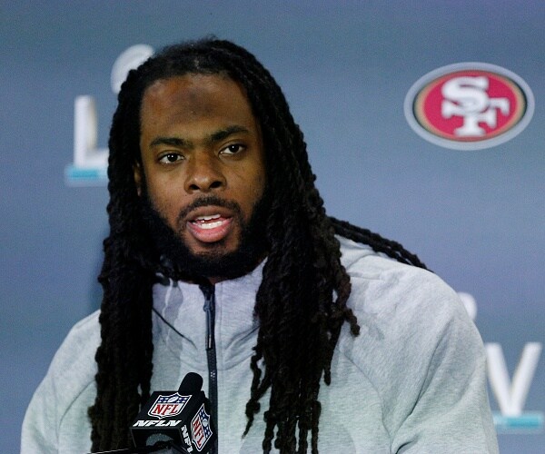 richard sherman speaks to press