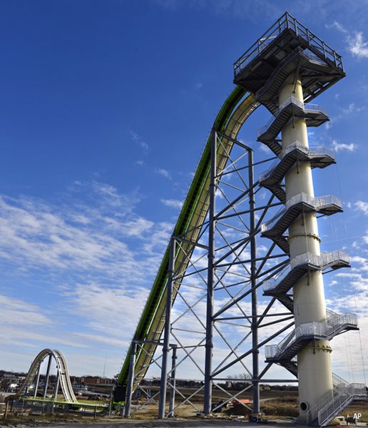 Tallest Water Slide in World: 168-Foot-High Verrukt to Open in Kansas