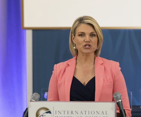 heather nauert, state dept. spokesperson.