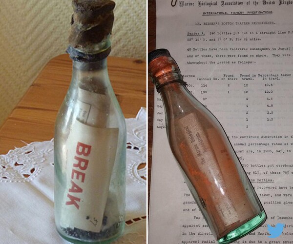 North Sea Message in a Bottle for 108 Years Sets Guinness Record