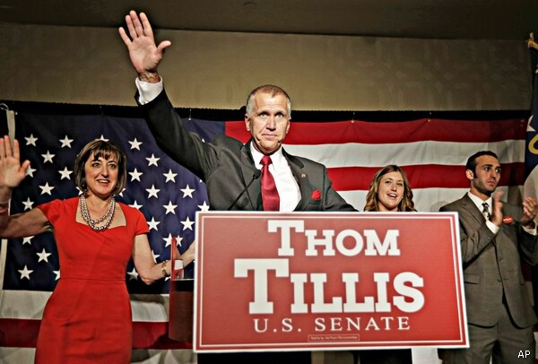 Republican Thom Tillis Takes First Step to Unseat Hagan