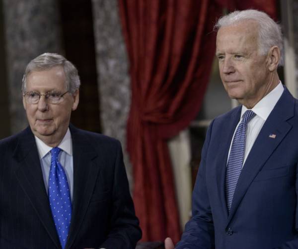 mcconnell and biden standing side by side