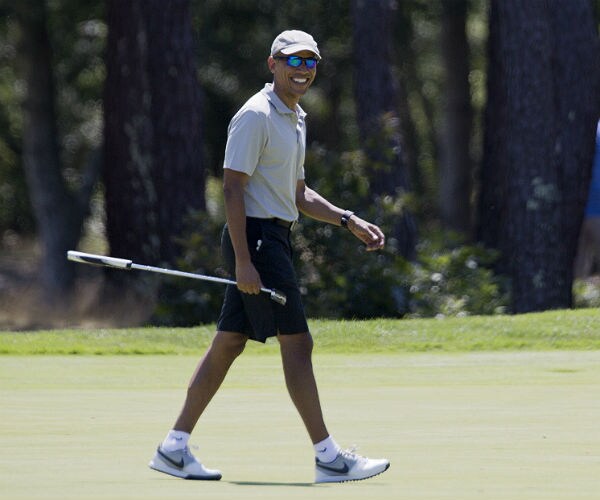 Obama's 2013 Golf Trip That Included Tiger Woods Cost $3.6 Million