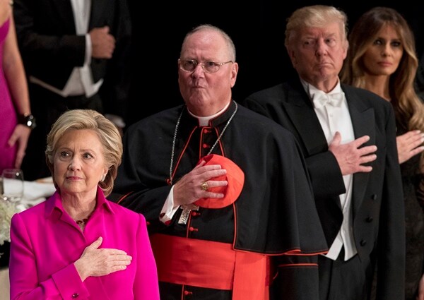 Trump Booed at Tense NYC Catholic Dinner for Hillary Jokes