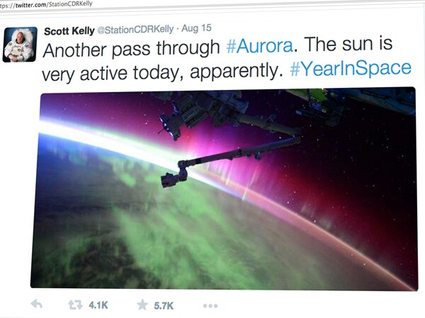 Scott Kelly's Northern Lights Video Shows Beautiful Aurora From Space