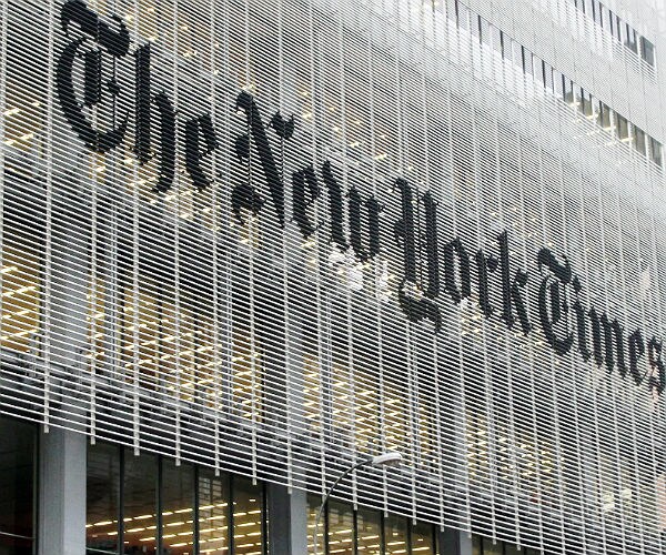 new york times sign