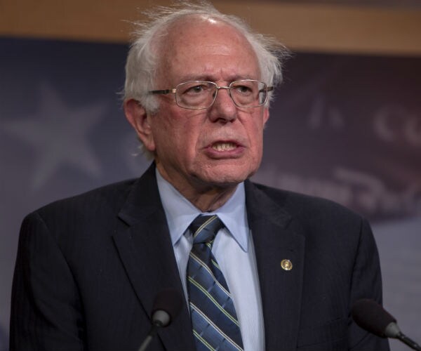 bernie sanders delivers impassioned remarks on capitol hill