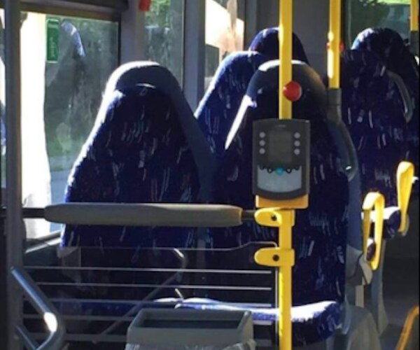 Bus Seats or Burqas? Group Mistakes Empty Seats for Muslim Garb