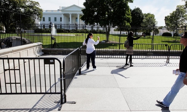 White House Gets Second Barrier After Fence Jumping