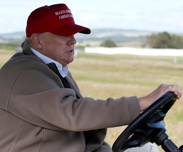 Trump 'Supersonic Golf Cart' Made Waves at Westchester Club