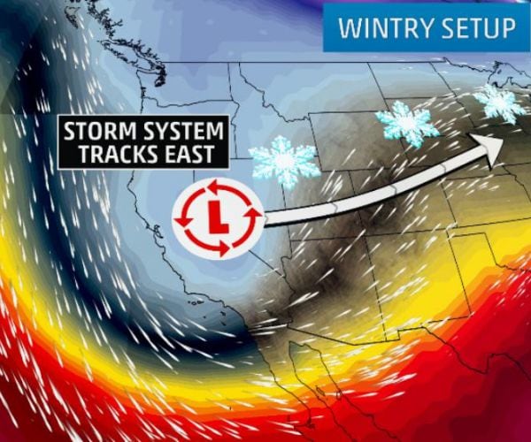 Christmas Weekend Storm to Hit Middle America