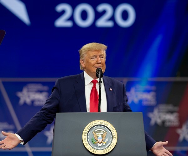 Trump Jabs Dems at CPAC, Mocks Bloomberg's Height