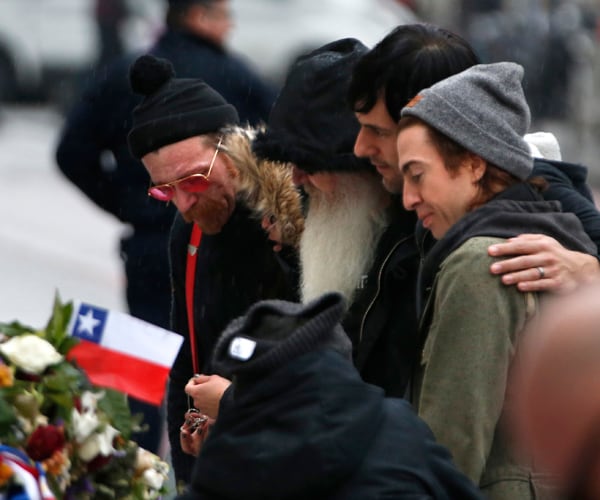 Eagles of Death Metal Band Members Return to Paris Attack Site