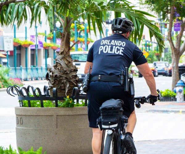 An Orlando police officer