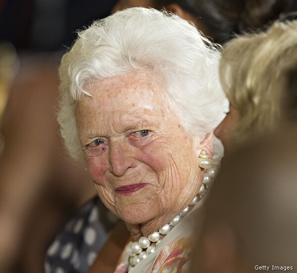 Barbara Bush Remains Hospitalized for Respiratory Condition