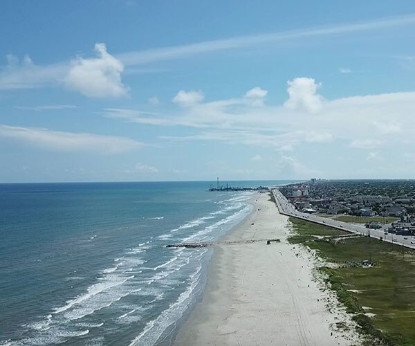 Galveston Water Was Unusually Clear, Blue for Holiday