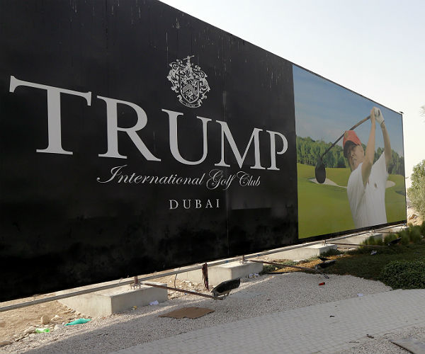 Trump's Name Restored at Dubai Golf Complex