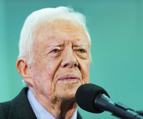 Jimmy Carter Up, Walking After Brain Surgery, Pastor Says | Newsmax.com