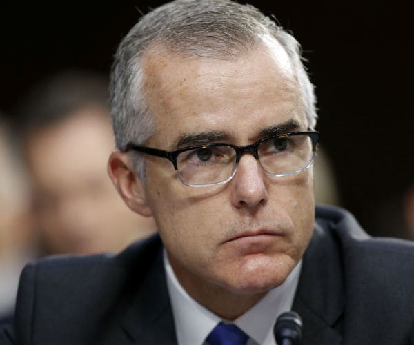 McCabe Sues DOJ For Documents on His Firing