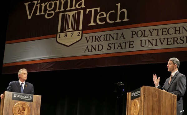 Cuccinelli, McAuliffe Jab, Spar at Virginia Gov. Debate