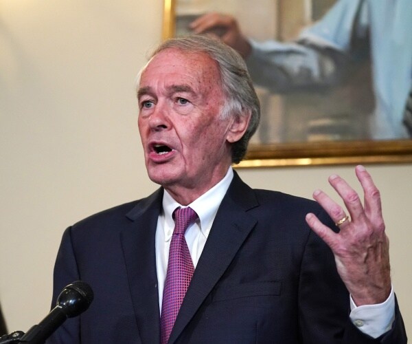 ed markey talks to press