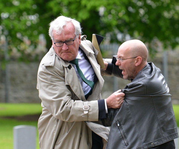 Kevin Vickers, Canadian Ambassador, Thwarts Protester, Leading to Arrest