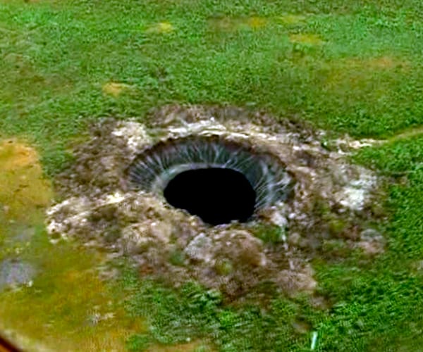 Russian Craters Form as Permafrost Melts, Spelling Trouble