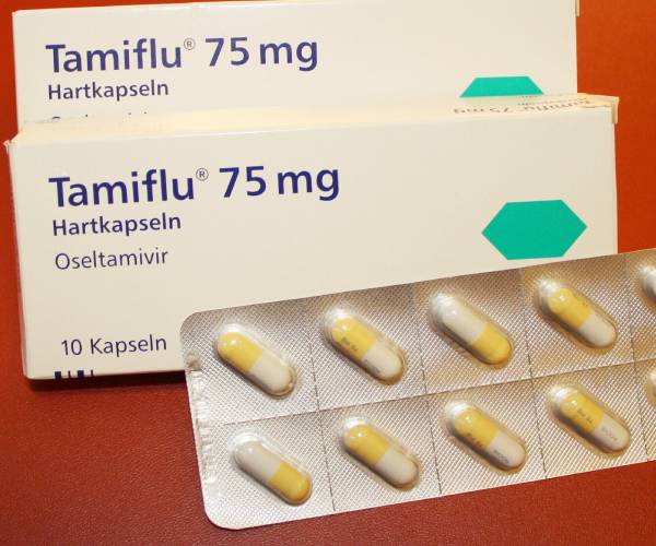 packages of tamilflu