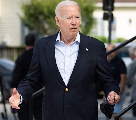 president joe biden reacts incredulously to media covering his physical condition after contracting covid-19