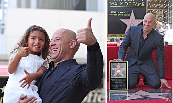 Vin Diesel's Walk of Fame Star Loosens Action Actor's Lips