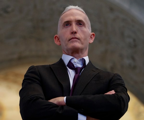 trey gowdy watches paul ryan give his farewell address in the great hall of  the library of congress