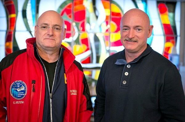 Twin Fools NASA: Mark Kelly Shaves Mustache, Impersonates Brother Scott