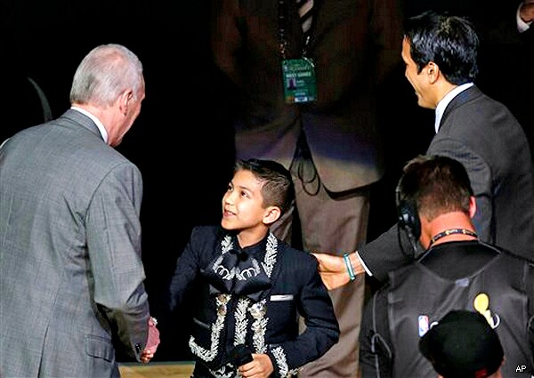 NBA Encore: Sebastien De La Cruz, 11, Rebounds From Anthem Racism