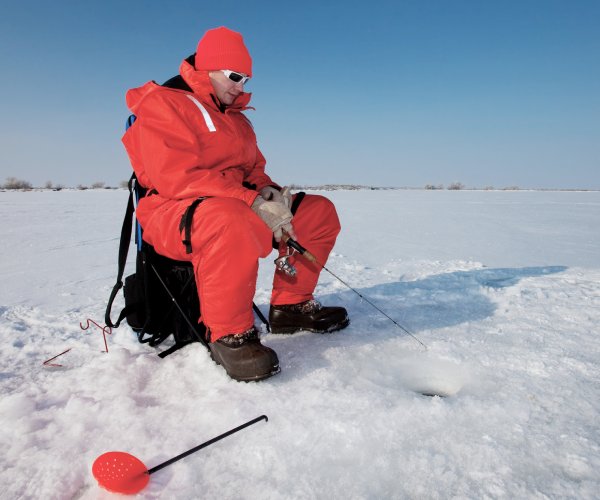 ice fishing